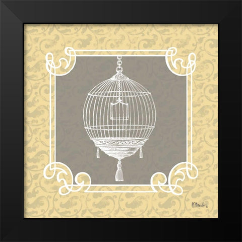 Tres Jolie III Black Modern Wood Framed Art Print by Brent, Paul