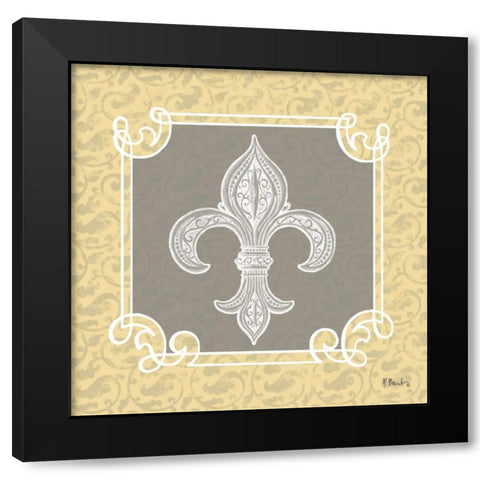 Tres Jolie IV Black Modern Wood Framed Art Print with Double Matting by Brent, Paul