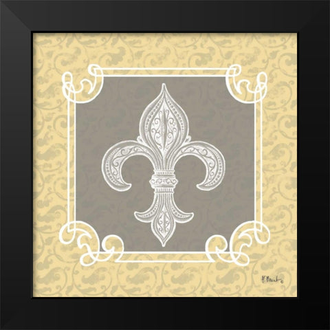 Tres Jolie IV Black Modern Wood Framed Art Print by Brent, Paul