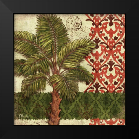 Thai Palm II Black Modern Wood Framed Art Print by Brent, Paul