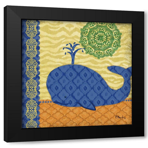 Sanctuary Bay II Black Modern Wood Framed Art Print with Double Matting by Brent, Paul