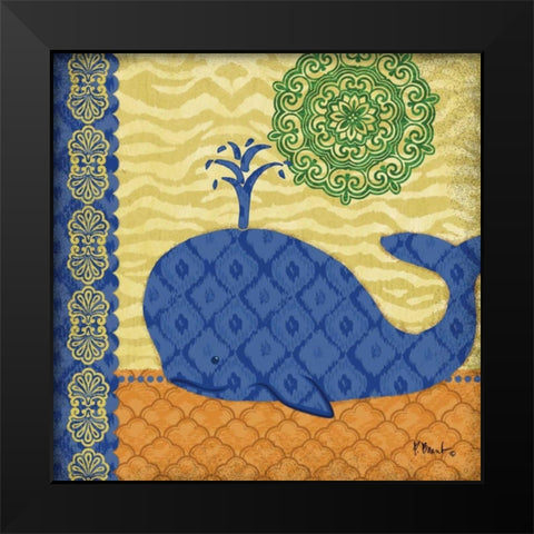 Sanctuary Bay II Black Modern Wood Framed Art Print by Brent, Paul