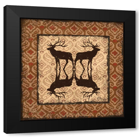 Modern Lodge Spice I Black Modern Wood Framed Art Print by Brent, Paul