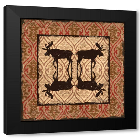 Modern Lodge Spice II Black Modern Wood Framed Art Print by Brent, Paul