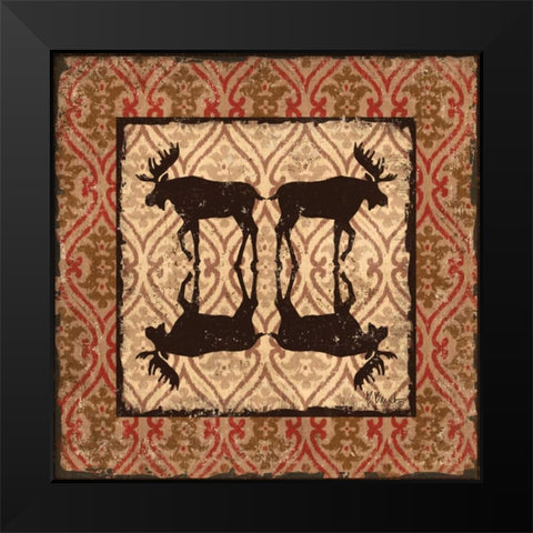 Modern Lodge Spice II Black Modern Wood Framed Art Print by Brent, Paul