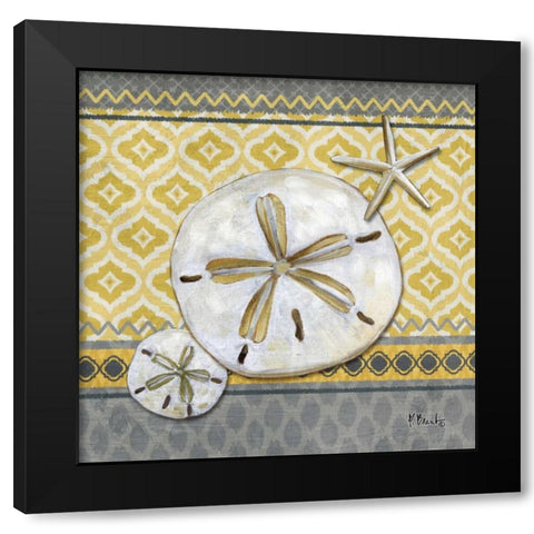Santa Cruz Shells II Black Modern Wood Framed Art Print by Brent, Paul