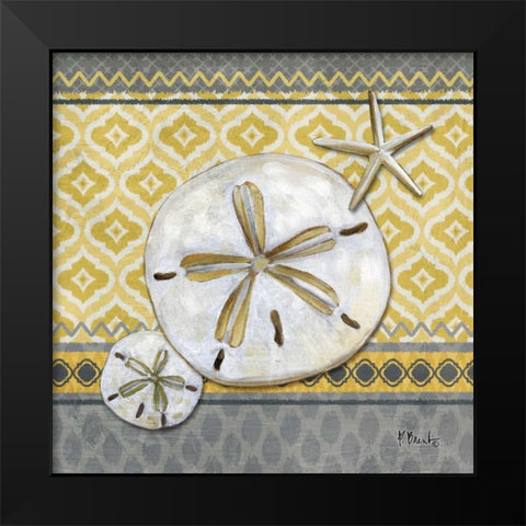 Santa Cruz Shells II Black Modern Wood Framed Art Print by Brent, Paul