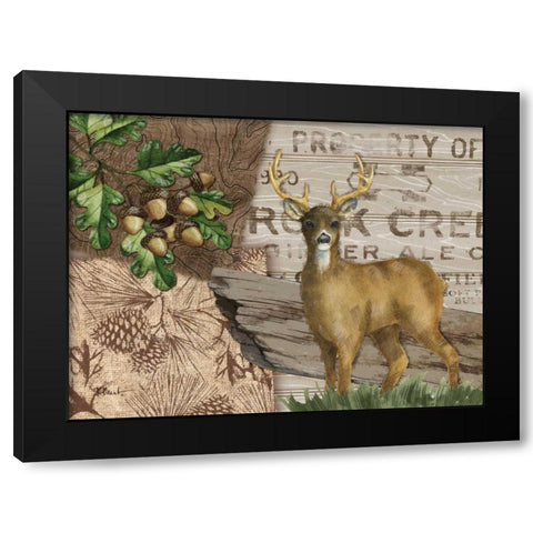 Alpine Collage I Black Modern Wood Framed Art Print with Double Matting by Brent, Paul