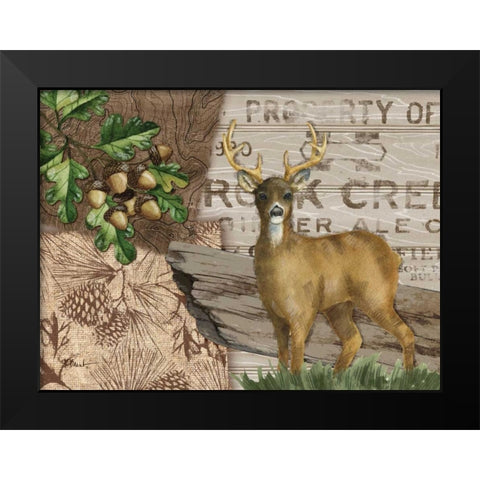 Alpine Collage I Black Modern Wood Framed Art Print by Brent, Paul