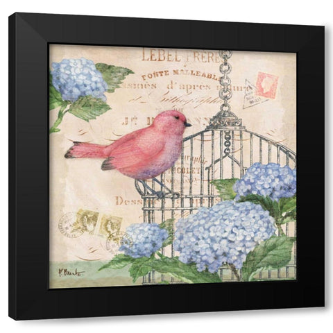 Bella Flora I Black Modern Wood Framed Art Print by Brent, Paul