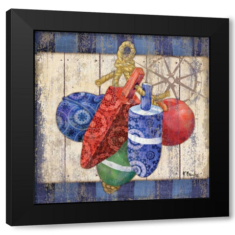 Knotical IV Black Modern Wood Framed Art Print by Brent, Paul