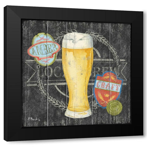 Craft Brew I Black Modern Wood Framed Art Print with Double Matting by Brent, Paul