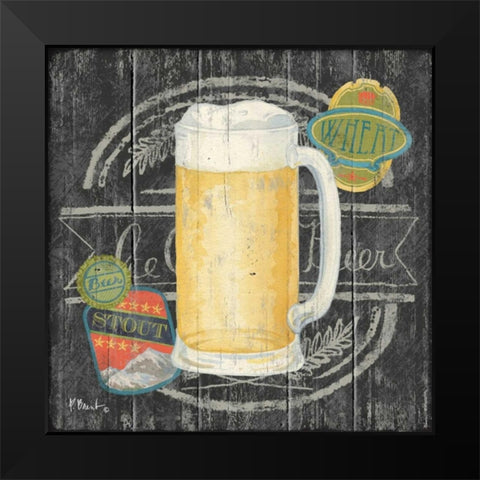 Craft Brew IV Black Modern Wood Framed Art Print by Brent, Paul