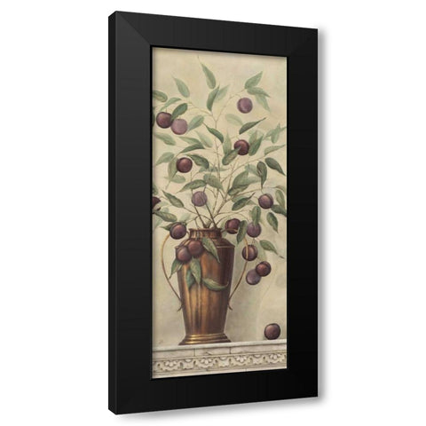 Prunier Black Modern Wood Framed Art Print with Double Matting by Brissonnet, Daphne