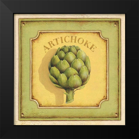 Artichoke Black Modern Wood Framed Art Print by Brissonnet, Daphne