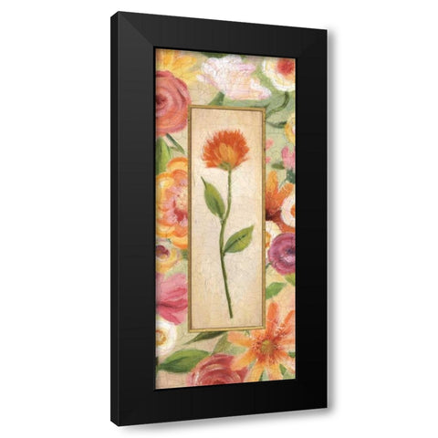 Sweet Romance Panel I Black Modern Wood Framed Art Print with Double Matting by Brissonnet, Daphne