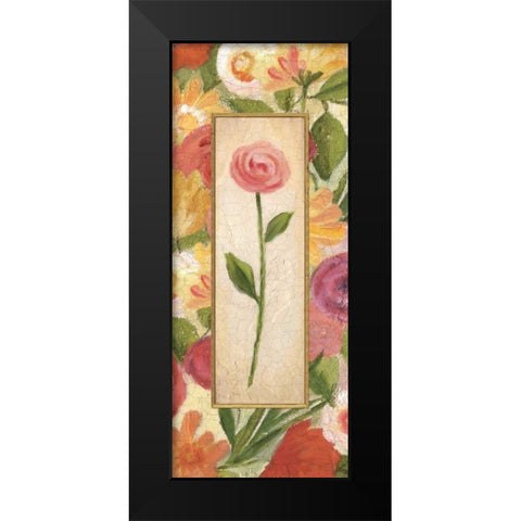 Sweet Romance Panel II Black Modern Wood Framed Art Print by Brissonnet, Daphne