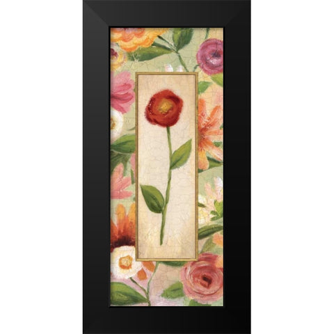 Sweet Romance Panel III Black Modern Wood Framed Art Print by Brissonnet, Daphne