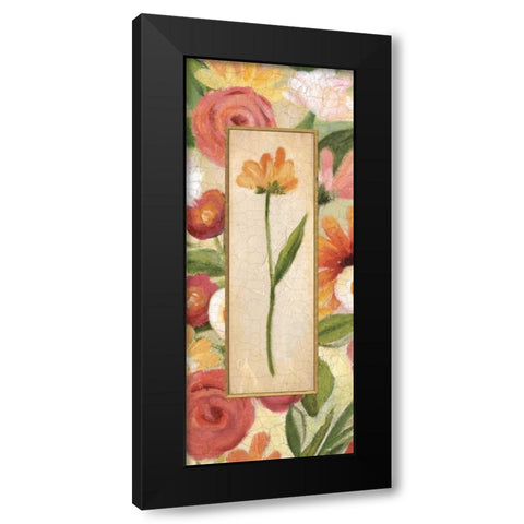 Sweet Romance Panel IV Black Modern Wood Framed Art Print by Brissonnet, Daphne