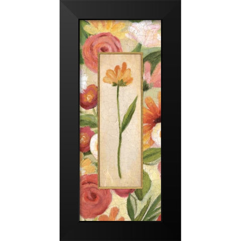 Sweet Romance Panel IV Black Modern Wood Framed Art Print by Brissonnet, Daphne