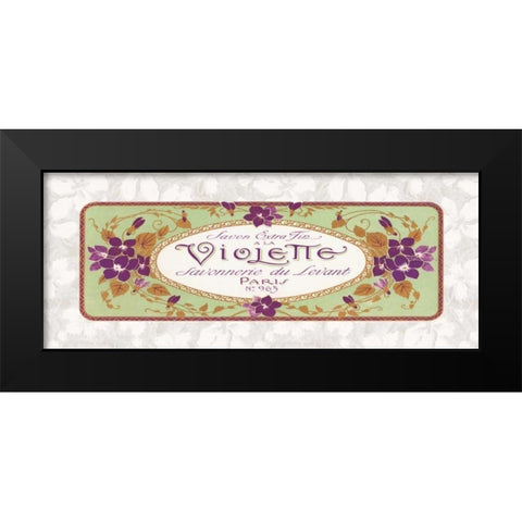 Violette Black Modern Wood Framed Art Print by Berman, Susan