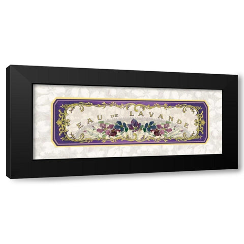 Eau de Lavande Black Modern Wood Framed Art Print by Berman, Susan