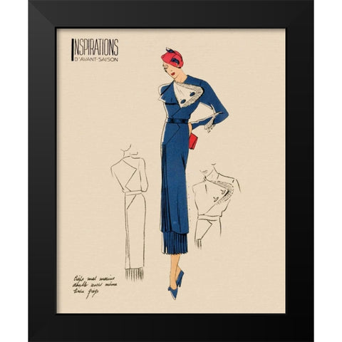 Inspirations I Black Modern Wood Framed Art Print by Berman, Susan