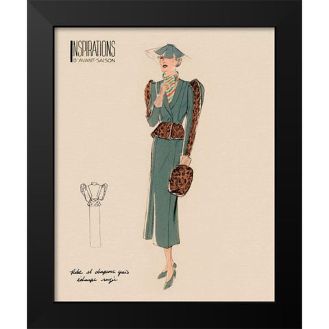 Inspirations III Black Modern Wood Framed Art Print by Berman, Susan
