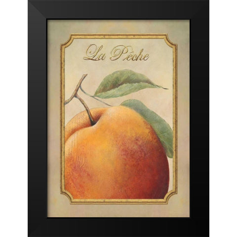 La Peche Black Modern Wood Framed Art Print by Corbin, Delphine