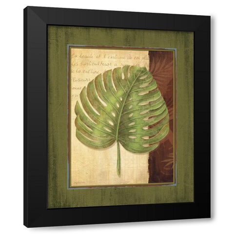 Palm Tropical IV Black Modern Wood Framed Art Print with Double Matting by Corbin, Delphine