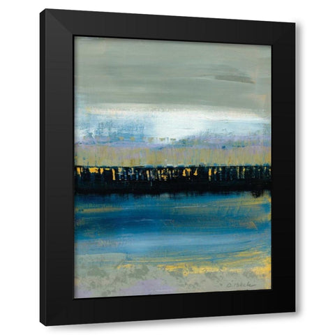 Around Dark Black Modern Wood Framed Art Print with Double Matting by Dilbeck, Nikki