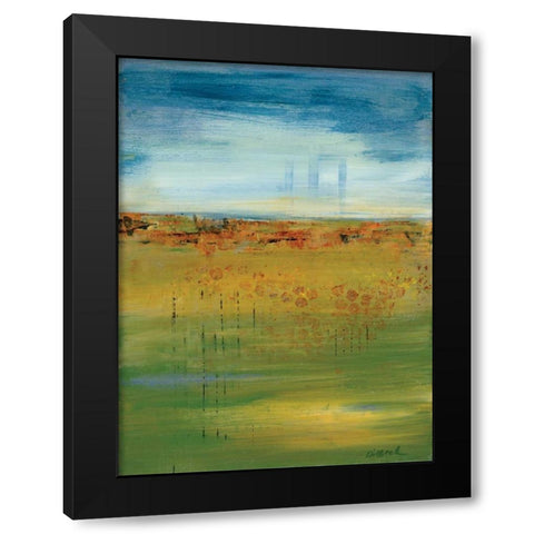 Earth:Sky Black Modern Wood Framed Art Print with Double Matting by Dilbeck, Nikki
