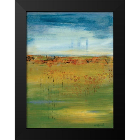 Earth:Sky Black Modern Wood Framed Art Print by Dilbeck, Nikki