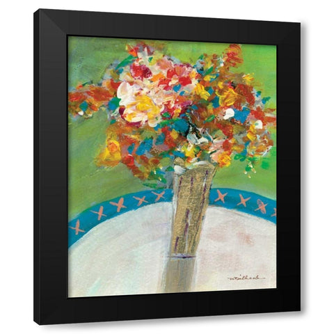 Bouquet Black Modern Wood Framed Art Print by Dilbeck, Nikki