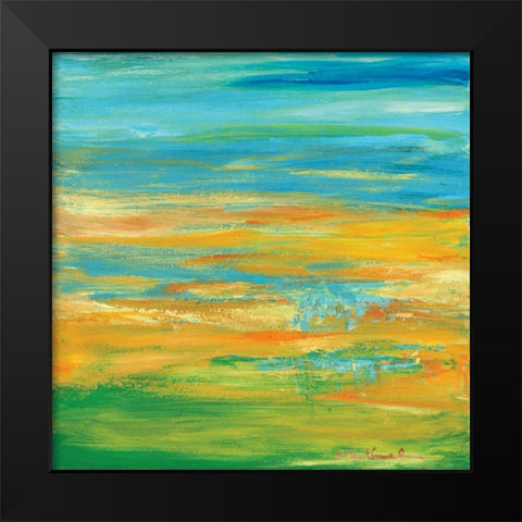 Summer Black Modern Wood Framed Art Print by Dilbeck, Nikki