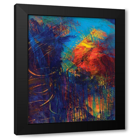 Red Swings By I Black Modern Wood Framed Art Print with Double Matting by Dilbeck, Nikki
