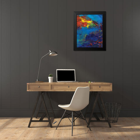 Red Swings By II Black Modern Wood Framed Art Print by Dilbeck, Nikki