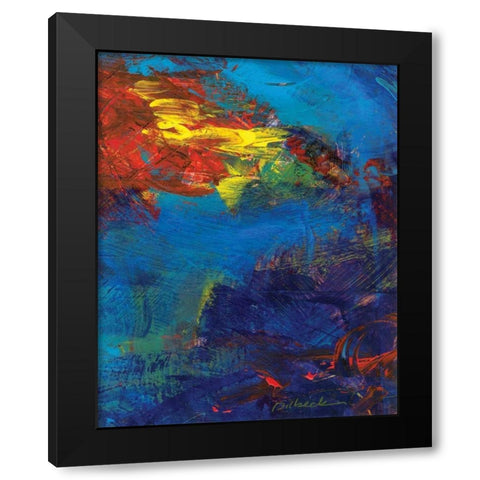 Red Swings By II Black Modern Wood Framed Art Print with Double Matting by Dilbeck, Nikki