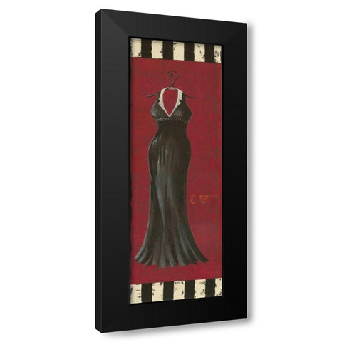 Fancy Dress II Black Modern Wood Framed Art Print with Double Matting by Devereux, Sophie