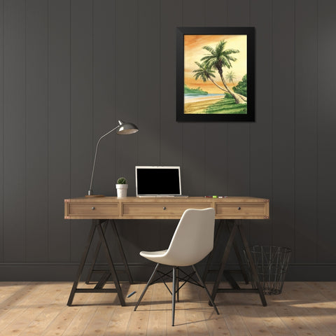 Tropical Dream I Black Modern Wood Framed Art Print by Duke, William