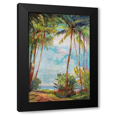 Path to Paridise II Black Modern Wood Framed Art Print by Delanty, Rick