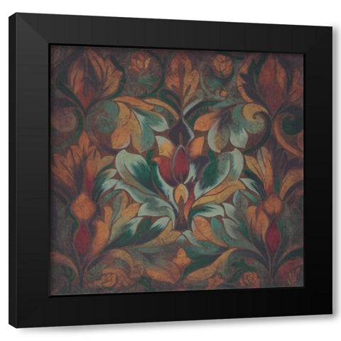Rainforest I Black Modern Wood Framed Art Print by Engman, Allyn