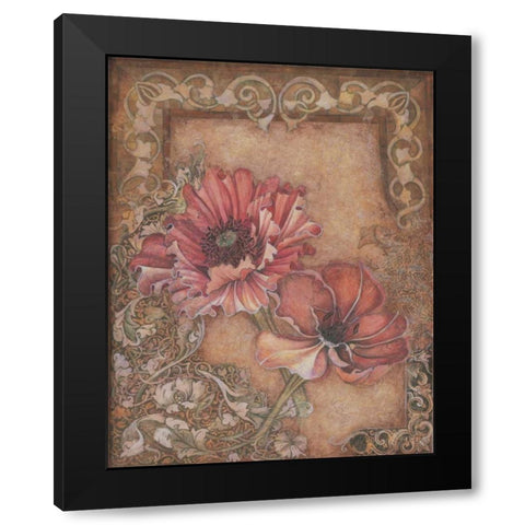 Avalon Romance I Black Modern Wood Framed Art Print with Double Matting by Engman, Allyn