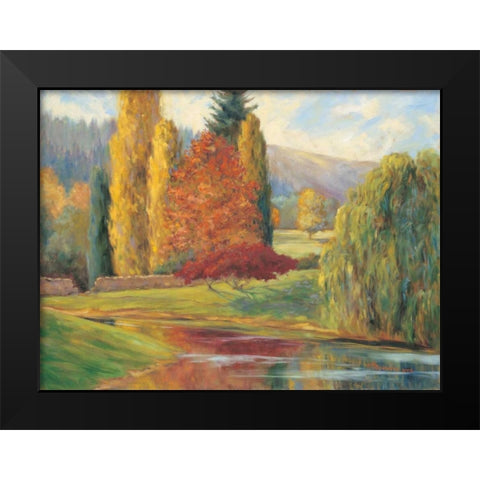 Natures Splendor I Black Modern Wood Framed Art Print by Fermanis, Pamela