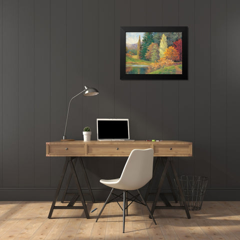 Natures Splendor II Black Modern Wood Framed Art Print by Fermanis, Pamela