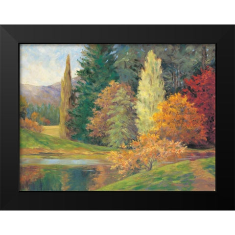 Natures Splendor II Black Modern Wood Framed Art Print by Fermanis, Pamela