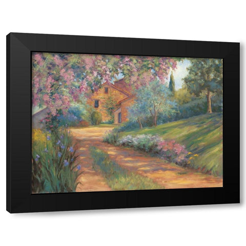 Pepes Farm I Black Modern Wood Framed Art Print by Fermanis, Pamela