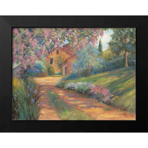 Pepes Farm I Black Modern Wood Framed Art Print by Fermanis, Pamela