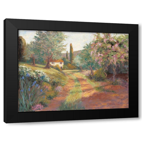 Pepes Farm II Black Modern Wood Framed Art Print by Fermanis, Pamela