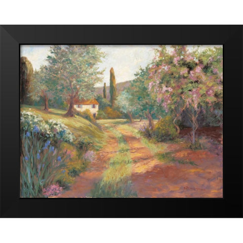 Pepes Farm II Black Modern Wood Framed Art Print by Fermanis, Pamela